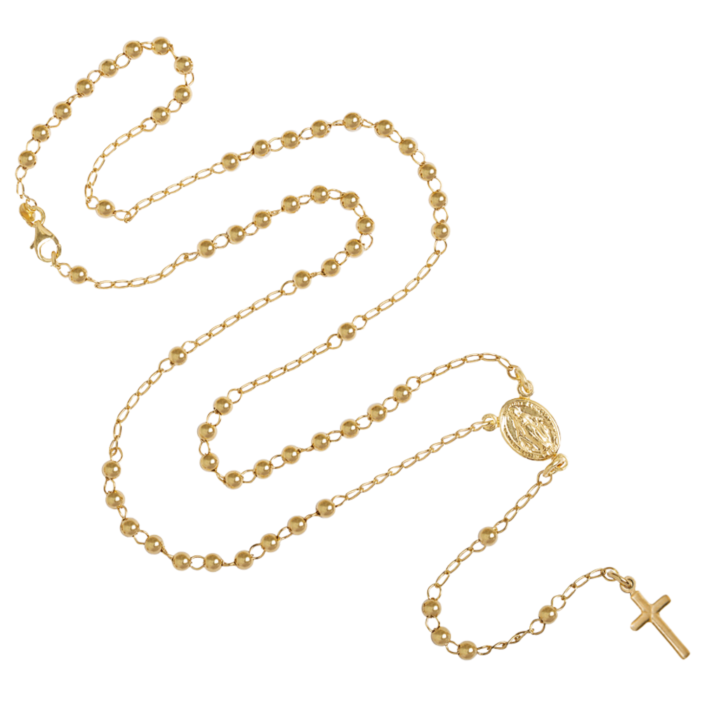 ROSARY NECKLACE - GOLD