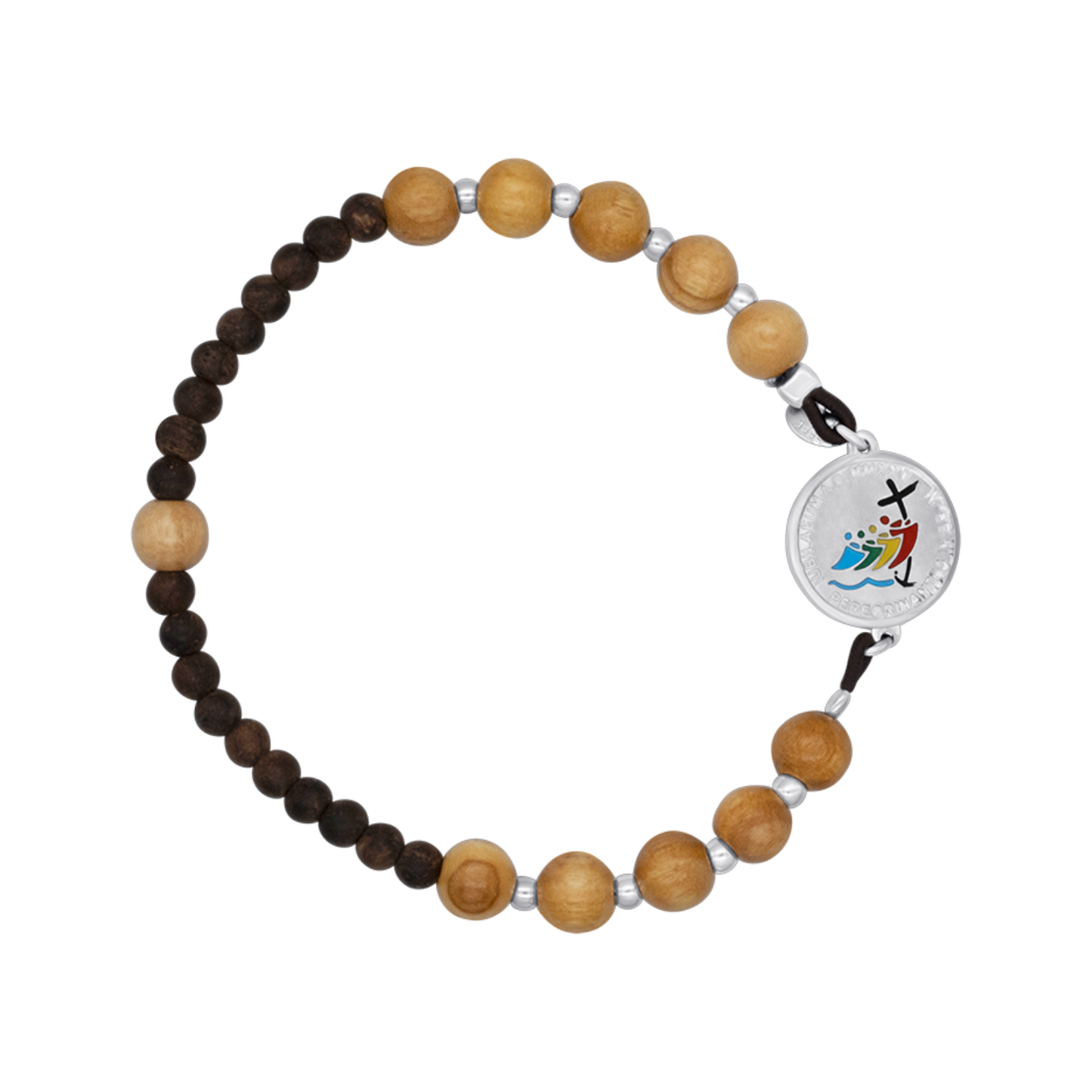 JUBILEE 2025 - BRACELET - OLIVE WOOD AND SILVER