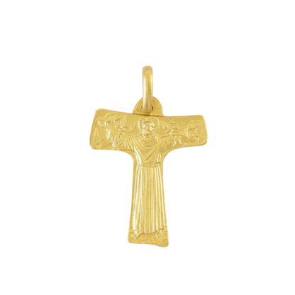 SAINT FRANCIS - TAU CROSS - GOLD