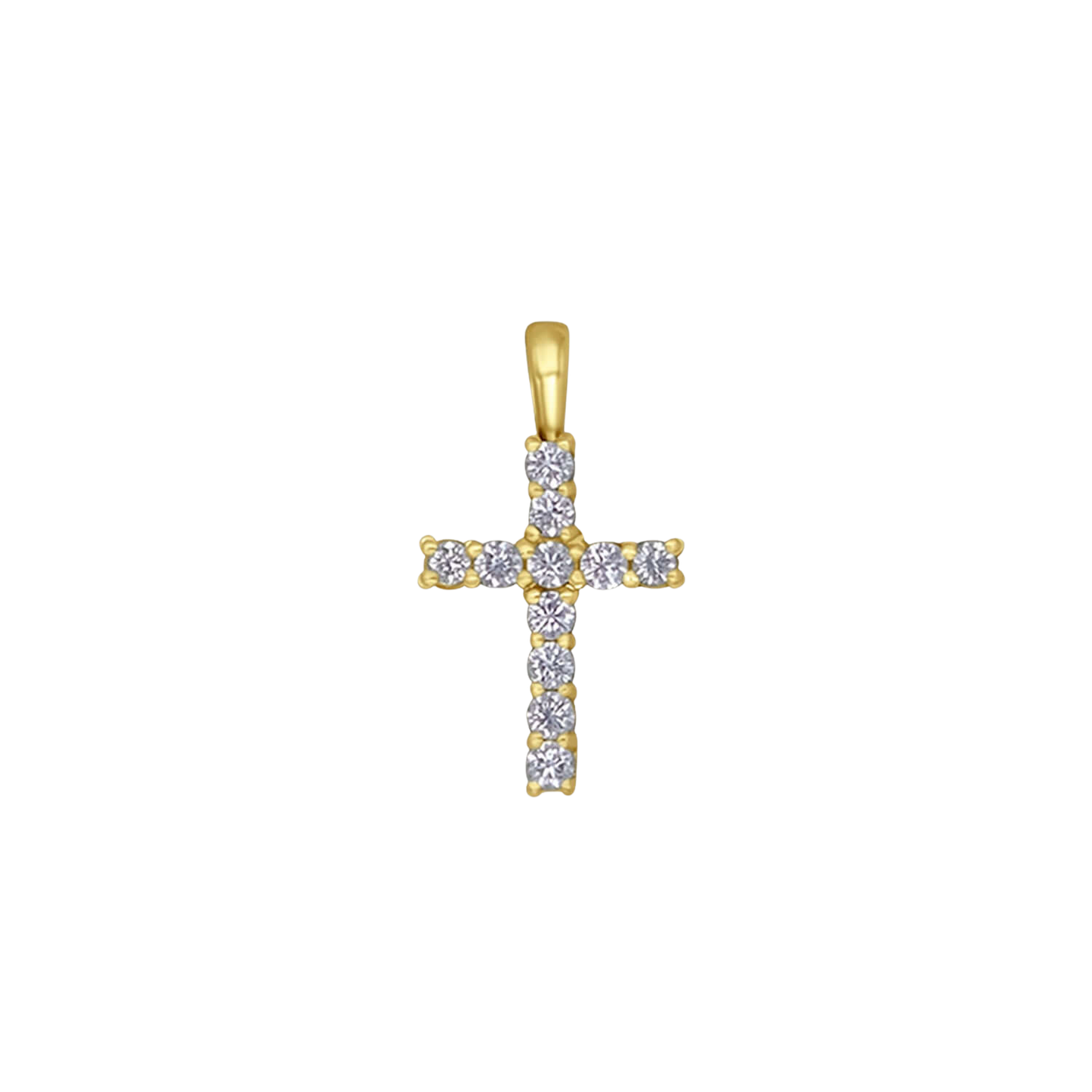 CROSS PENDANT - VERMEIL SILVER