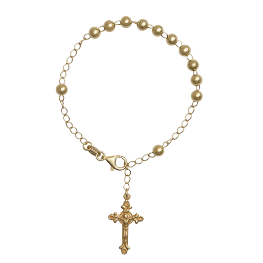 ROSARY BRACELET - VERMEIL SILVER