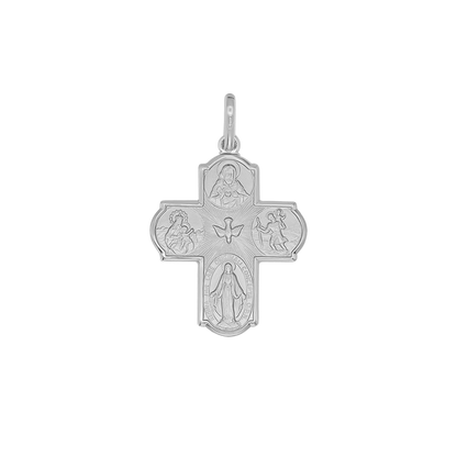 SCAPULAR - CROSS PENDANT - METAL