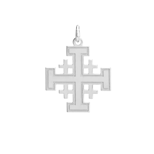 JERUSALEM CROSS - SILVER