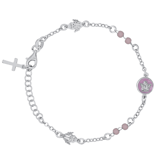 BABY GIRL - CHRISTIAN BRACELET - SILVER