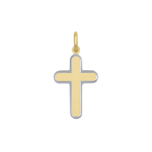 CROSS PENDANT - GOLDEN SILVER