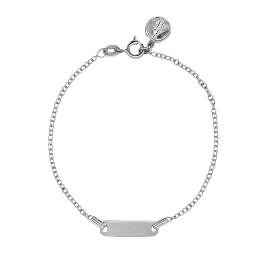 CUSTOMIZABLE BRACELET FOR KIDS - SILVER