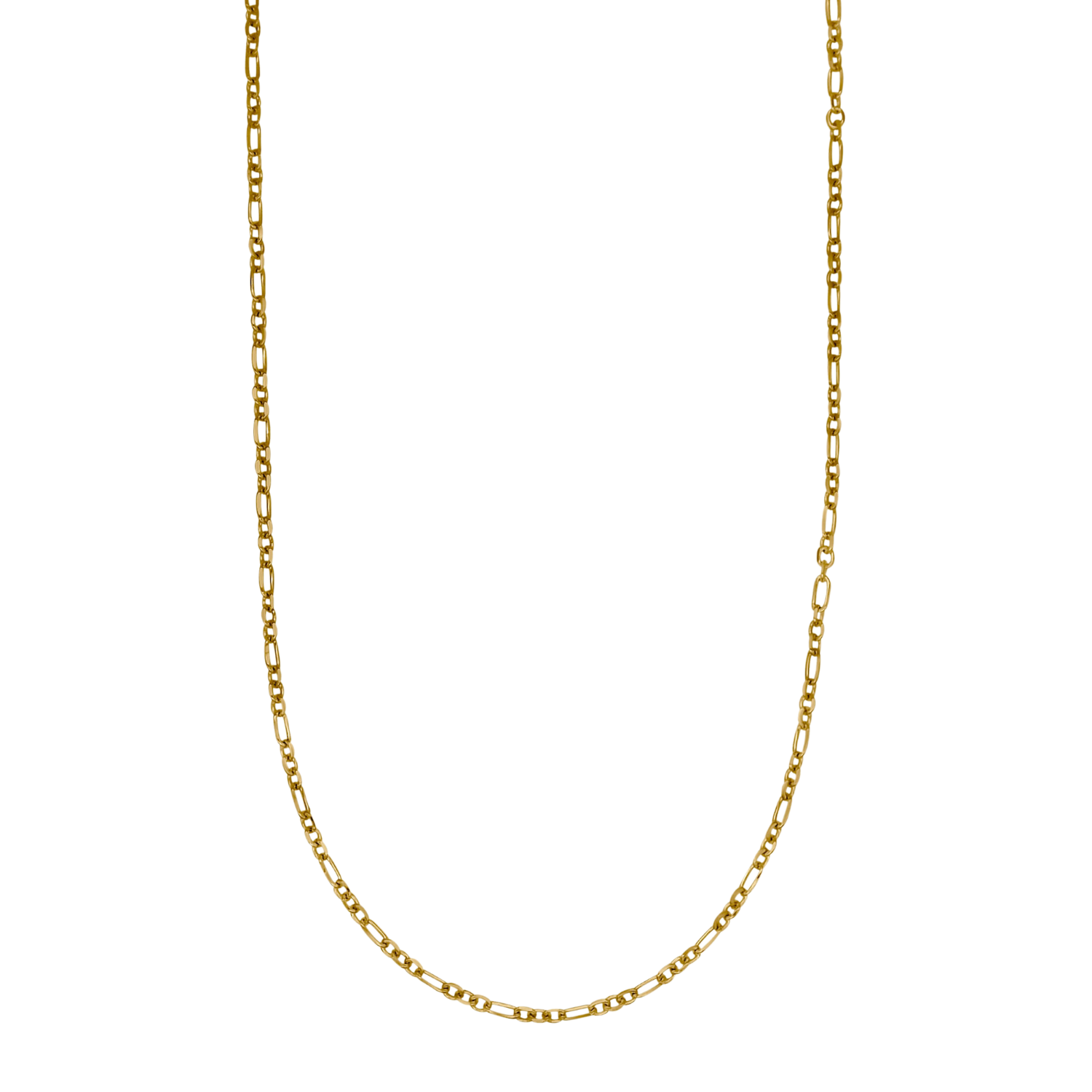ALTERNATING CHAIN - GOLDEN SILVER