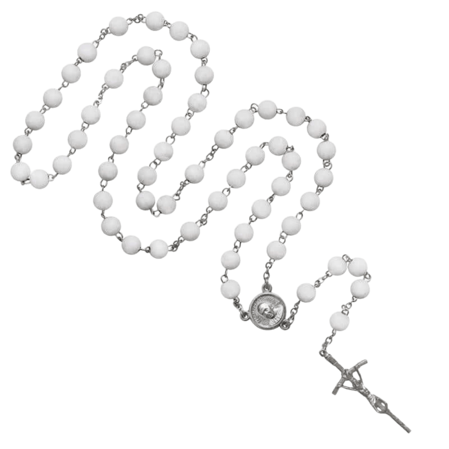 SCENTED JASMINE PETAL ROSARY - METAL