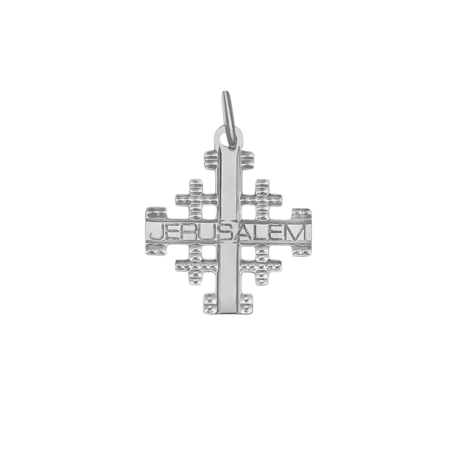 JERUSALEM CROSS PENDANT - SILVER