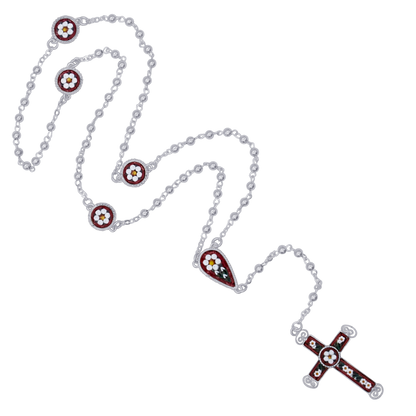 MICROMOSAIC ROSARY - METAL
