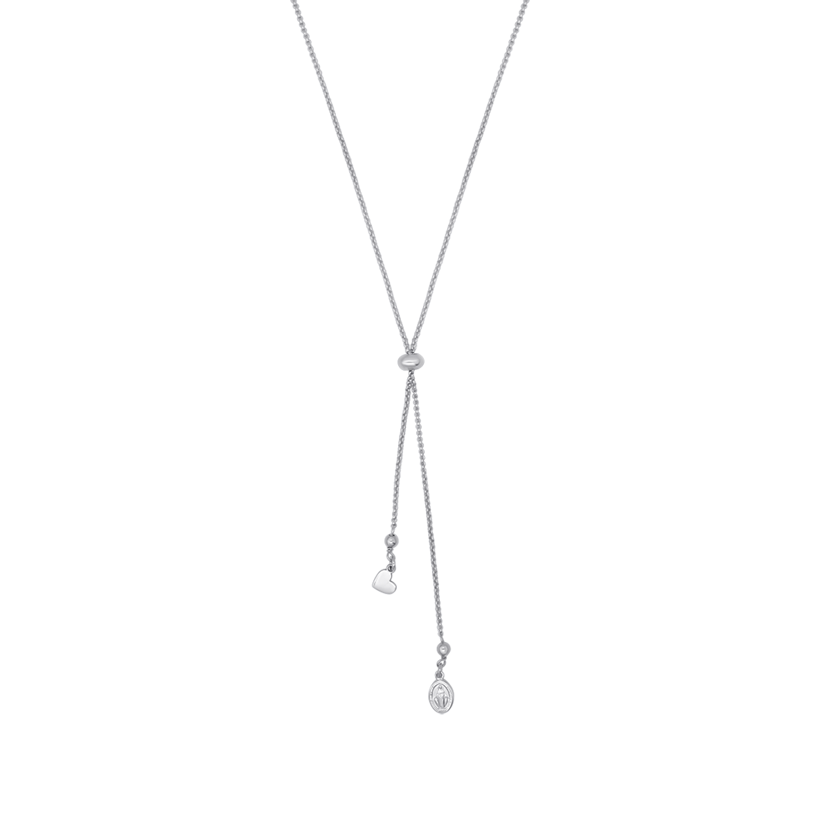 MIRACULOUS MEDAL NECKLACE - SILVER