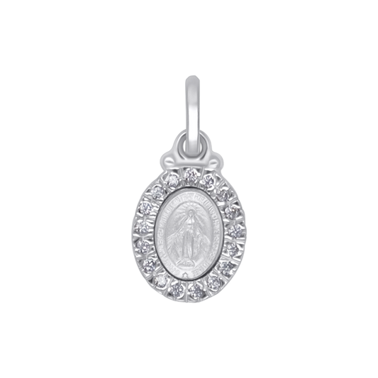MIRACULOUS MEDAL - PENDANT - SILVER