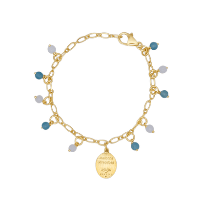 MIRACULOUS MEDAL - BEADED BRACELET