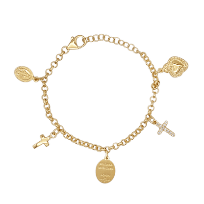 MIRACULOUS MEDAL - CHARMS BRACELET
