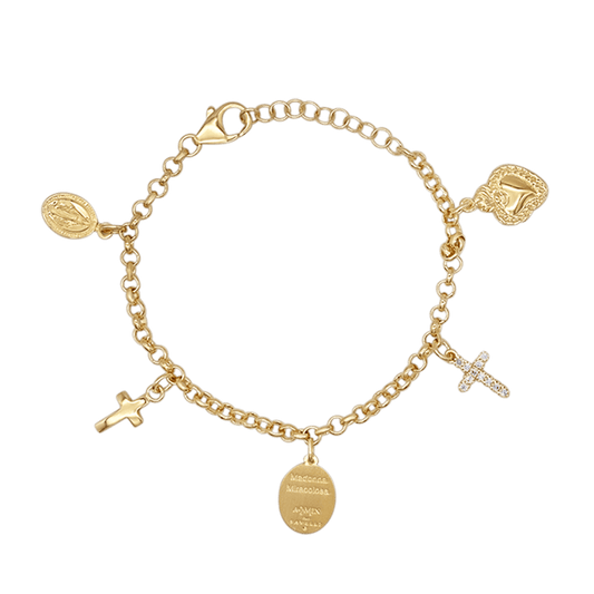 MIRACULOUS MEDAL - CHARMS BRACELET