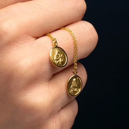 SCAPULAR NECKLACE - GOLD