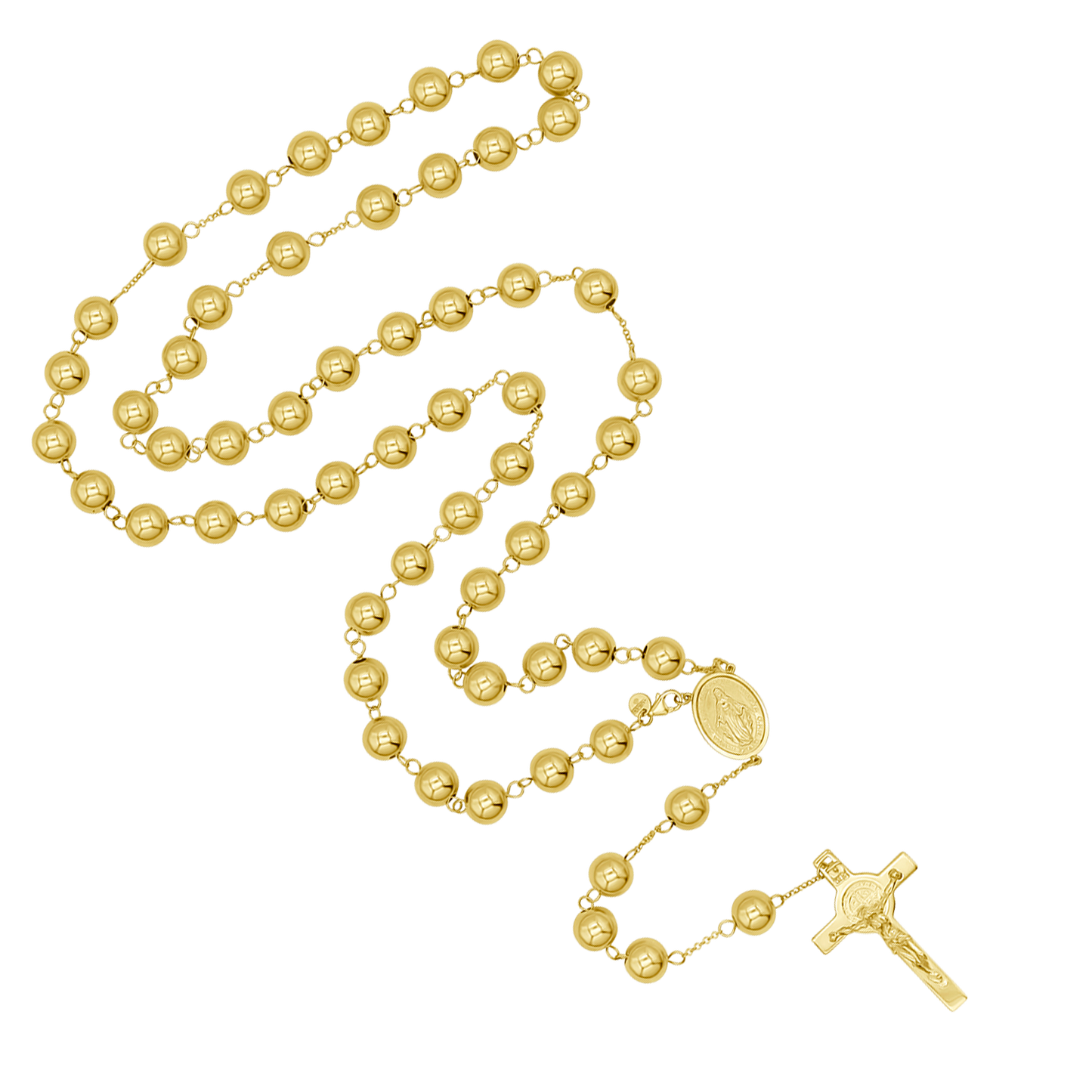 SAINT BENEDICT - ROSARY - GOLD